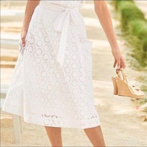 Lilly Pulitzer Pier Midi Skirt Sunshine eyelet ☀️
